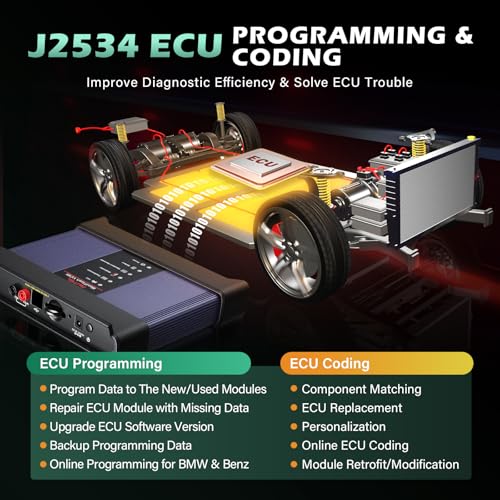 Autel MaxiSys Ultra Autel Scanner: 2026 Top Intelligent Diagnostic Tool with 5-in-1 VCMI, Motor TruSpeed, J2534 ECU Programming, 40+ Services, Topology Map 2.0, Up of MS908S Pro Elite/MS909/MS919 - Image 5