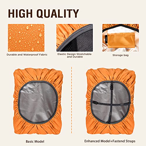 Tourzoo Backpack Rain Cover, Waterproof Backpack Cover For (10-95L),Reflective Strip,Outdoor Backpack Cover For Hiking, Camping, Biking, Traveling #TOP4