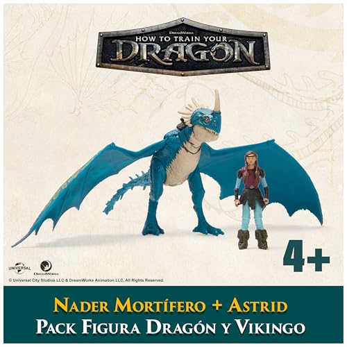 Miniatura 2 de Dreamworks Dragons Pack Nader Mortífero y Astrid como Entrenar a tu Dragón
