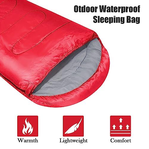 Youyijia Lightweight Backpacking Sleeping Bag for Adults & Kids - Waterproof & Comfortable - Ideal for Spring, Summer, Fall - Perfect for Hiking, Traveling, Camping - Image 4