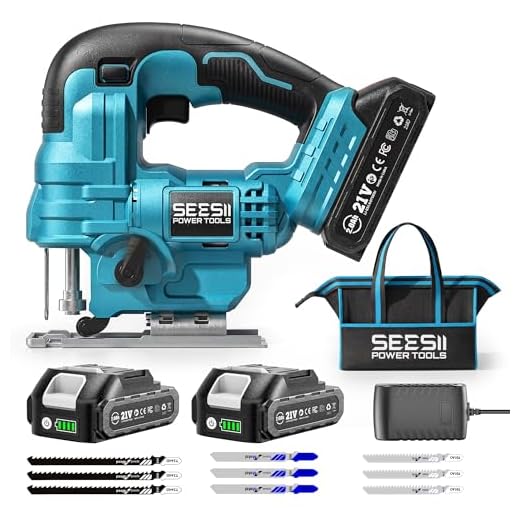 SEESII Cordless Jigsaw with Batteries