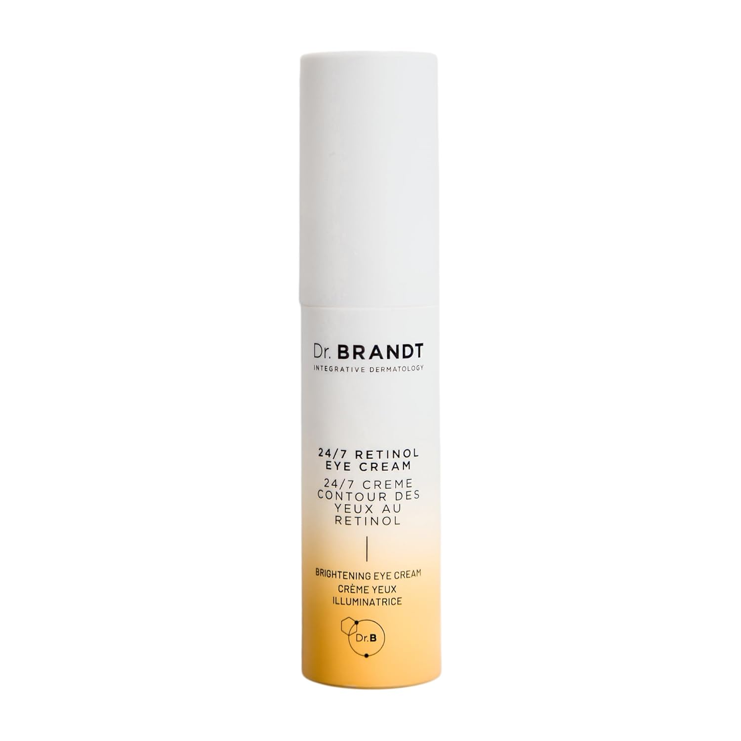 Dr. Brandt Bright This Way 24/7 Retinol Eye Cream - Smooths the Look of Fine Lines & Wrinkles, Illuminates & Moisturizes the Eye Area - 0.5 oz