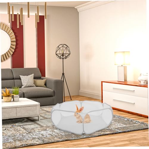 Parc animaux pliable hexagonal intérieur en polyester portable petits animaux - 6