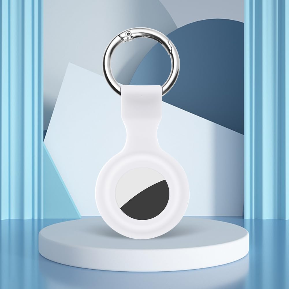 Ainiv Llavero para AirTag, 1 Pieza Llaveros para AirTag Funda Protectora de Silicona, Localizador Keychain Portátil Antipérdida, Protectora Funda Mascotas y Mochilas — view 6