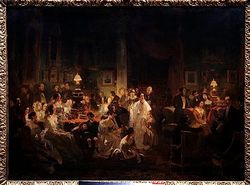 Prints Toile Horace Vernet Prosper Lafaye tableau haut de gamme salon 60x90cm décoration