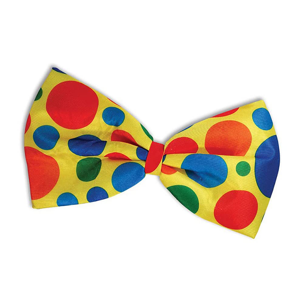 3 Pcs Jumbo Bowties Polka Dots Tie Circus Ties Clown Costume Props Funny Fancy Dress Accessories