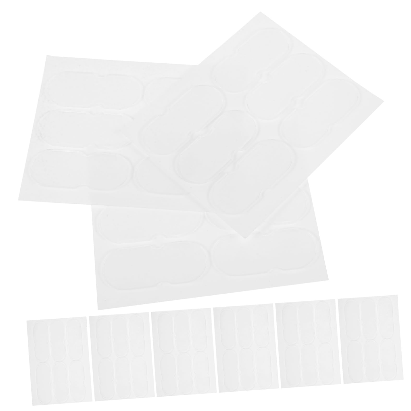 Healeved 2sets Silicone Ear Tape Ear Correction Sticker Stereotype Stickers for Boys and Girls and Adults Vertical Patch 60pcs*2