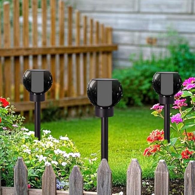 Dynaming Solar Torch Lights Solar Globe Lights Flickering Flame Garden Decorative Light