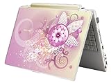 Bundle Monster Laptop Notebook Skin Sticker Cover Art Decal - 12" 14" 15" - Fit HP Dell Asus Compaq - Pink Chaos