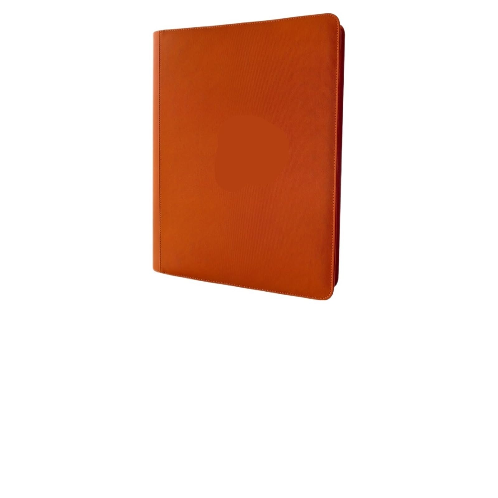 Card Binder, Trading Album Folder, Side Loading Ringless Collection For Sports for Football Sports Card(Orange)