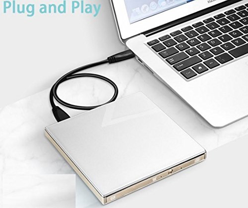 Drive Externo Slim Usb Gravador/leitor Cd E Dvd com case portátil para note (novo)