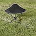 predolo Folding Camping Stool Foldable Small Chair Aluminum Alloy Tripod Chair Portable Folding Stool for Picnic BBQ Adults Beach, Black