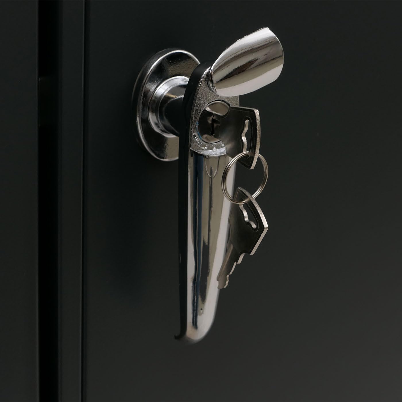 Mendler 4er-Mülltonnenverkleidung HWC-O67 - anthrazit Edelstahl | Mülltonnenbox, mit Deckel, Metall, 122x264x84cm, 104kg