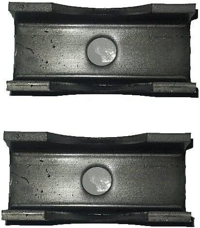 TA-SP002 2-Pack Trailer Axle Spring Perches Replacement for Standard Round Axle Setups Replaces Part TA-SP001 Heavy-Duty Raw Steel Weld-On