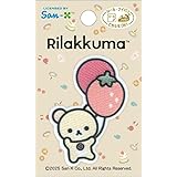 パイオニア Rilakkuma リラックマ ワッペン コリラックマ 1枚 縦56mm×横41mm シール・アイロン 両面接着 RK451-RK61