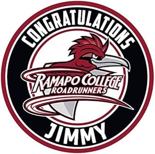 Ramapo College Road Ronner Edible Cake Topper Image Personalized Birthday Sheet Party Decoration Round