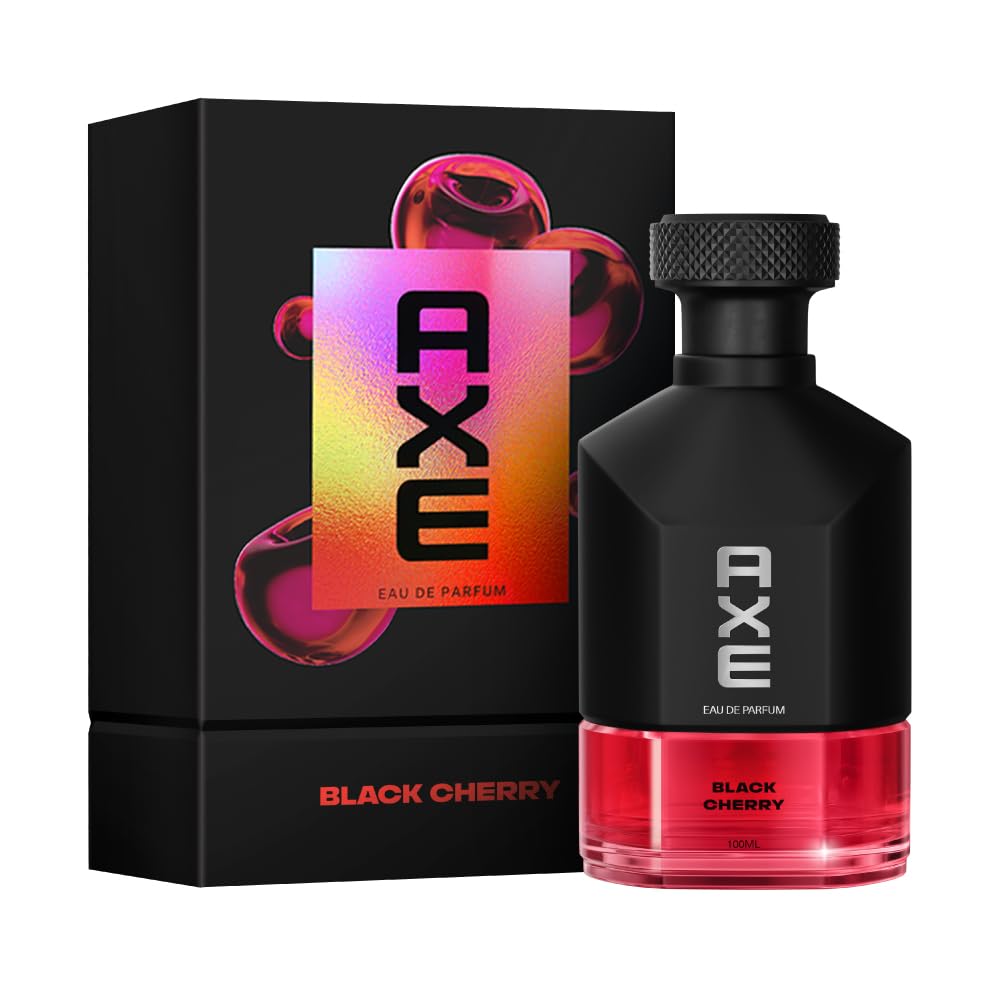 AXE Premium Luxury Perfumes| Black Cherry |12Hr long lasting |Woddy Amber Fruity Eucalyptus lavender cherry vanilla amber fragrance|EDP 100ml-image-19