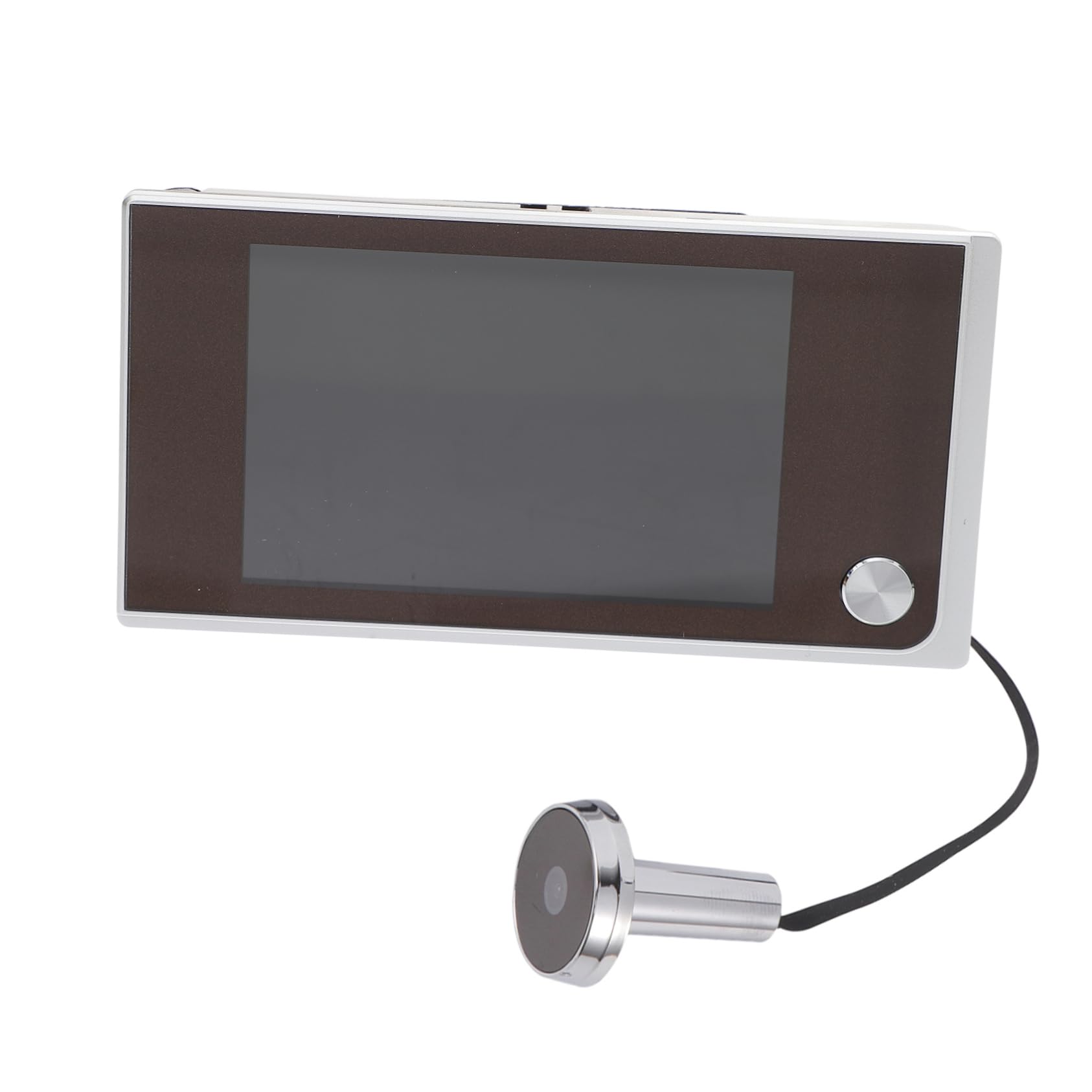 Mirilla Digital de Puerta de 3,5 Pulgadas Gran Angular | Pantalla Lcd a Color 480x320, Cámara de 2,0 Megapíxeles, Metal, Tornillos y Soporte Incluidos