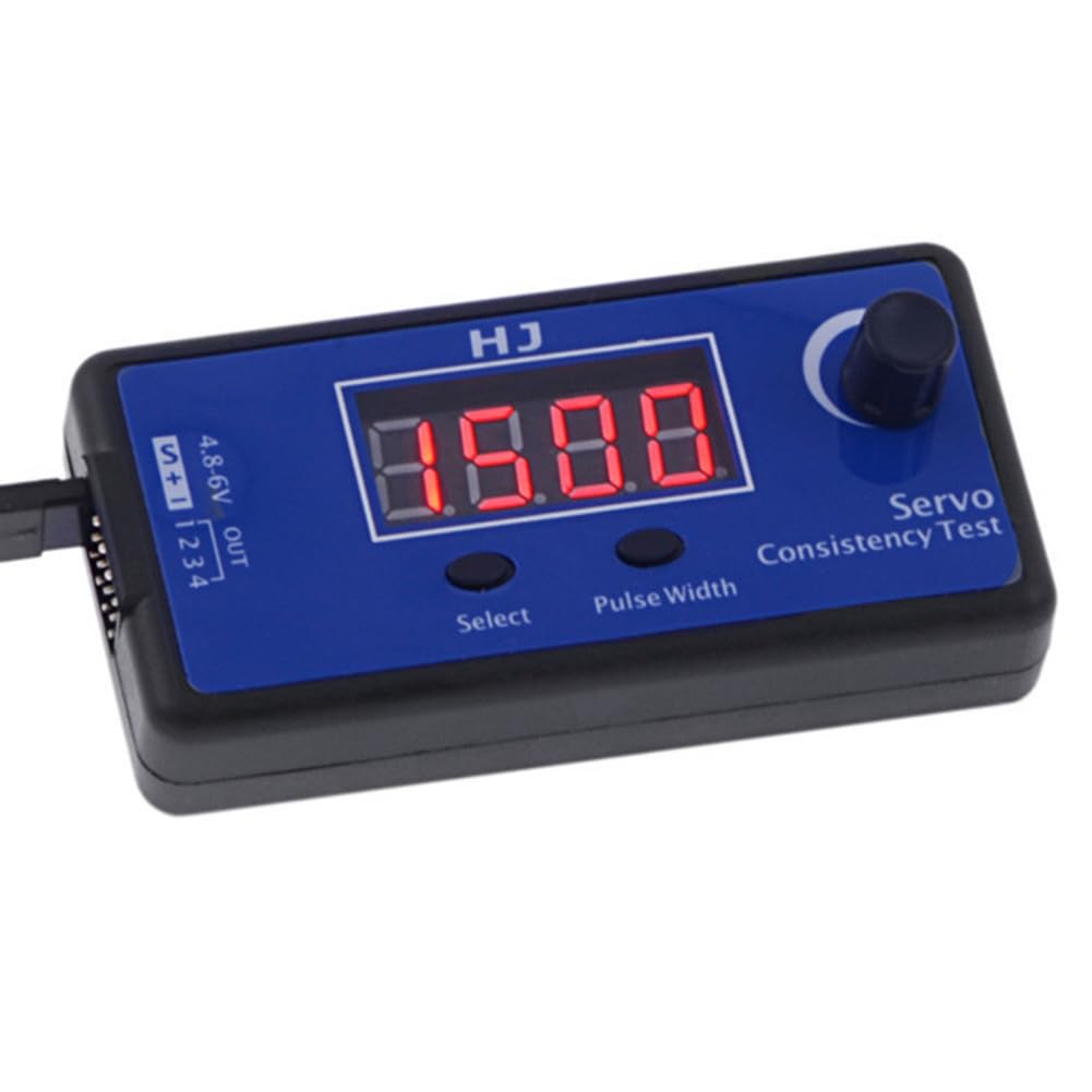Ctrlzs 1-4 Digital Servo Tester Servo Tester Esc Consistency Tester For Rc Helicopter Airplane Car Easy To Use
