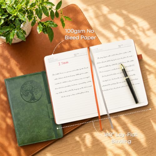Image of 5 Pack College Ruled Notebook Bulk, A5, 192 Pages Journal Set, Tree of Life