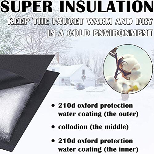 YARNOW Meias para uso ao ar livre com isolamento à prova d'água para proteção contra congelamento d