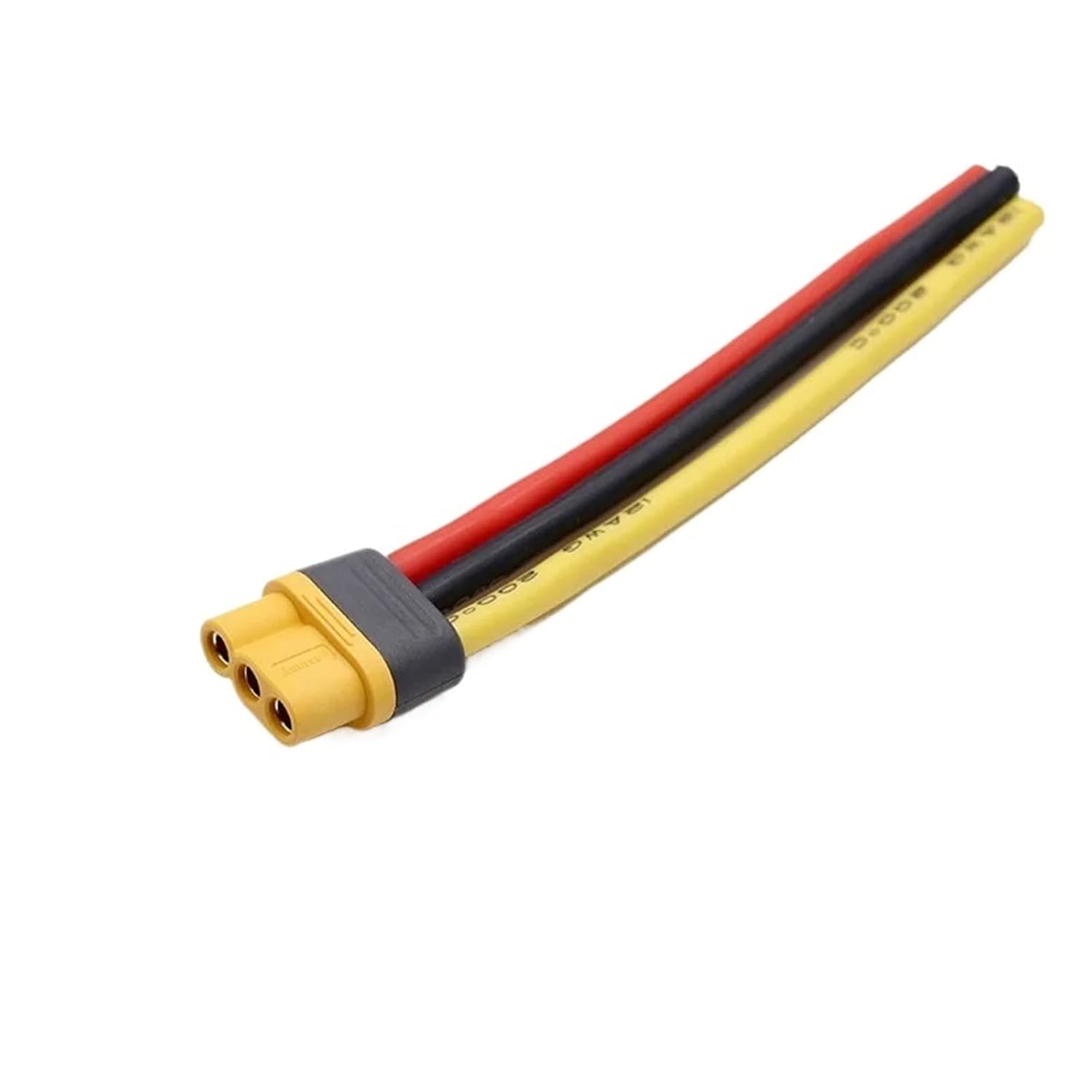 30A MR60 Connector Cable Model Aircraft Power Electrically Line High Current MR60 3Pin Male Female Plug Wire(MR60-FL 20CM)