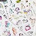 PMSMT 6Pcs / Set Einhorn Aufkleber Qualität Briefpapier Aufkleber Scrapbook Supplies Aufkleber Werkzeuge DIY Geschenk Back to School Bürozubehör