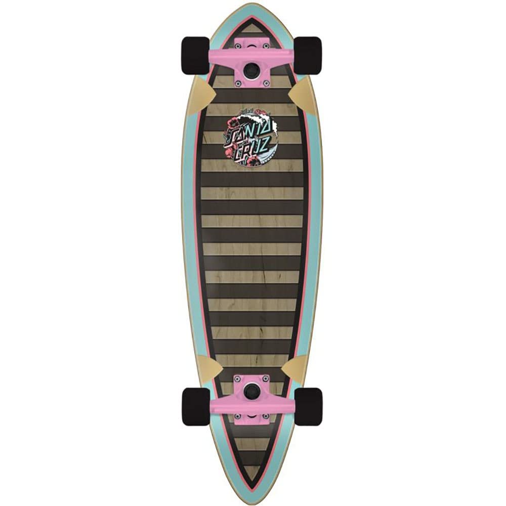 SANTA CRUZ Complete Longboard Wave Dot Splice 9.2 x 33 cm Pintail