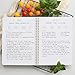 ZICOTO Aesthetic Recipe Book for 100+ Cherished Meals - Spacious 8.25 x 10 Notebook to Write In Your Own Recipes - Beautiful Blank Cookbook for Seamless Homemade Dish Planning