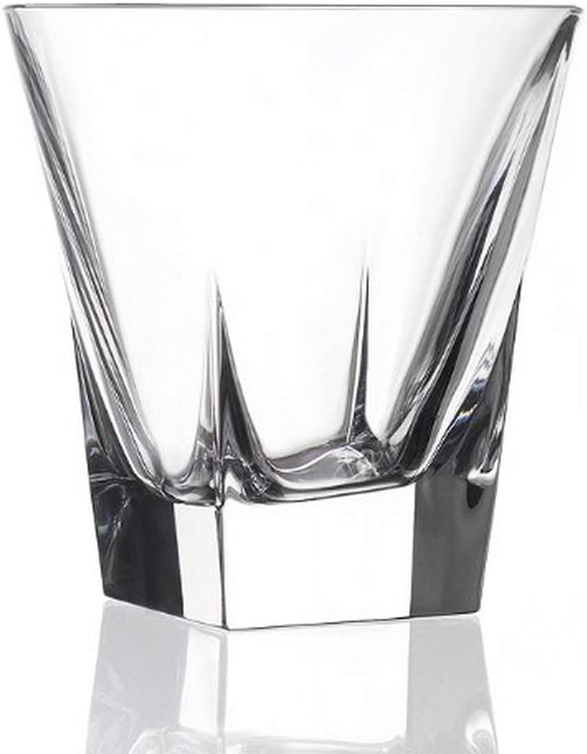 Lorenzo Rcr Crystal Fusion Double Old Fashion Glass, Set of 6