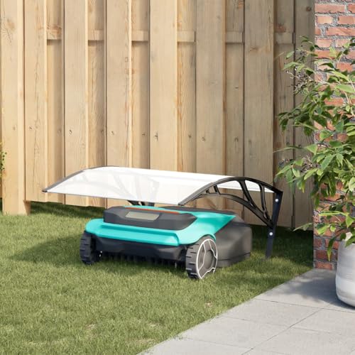 Vopese Mähroboter-Garage Schwarz 80x101x46 cm Rasenmäherschuppen Model4008206