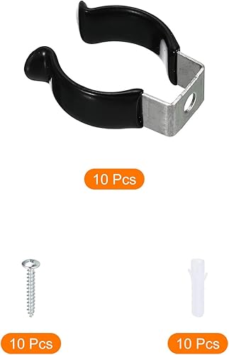 Miniatura 3 de MECCANIXITY T8 U Clips Soporte de montaje para bombilla LED Soporte de montaje de acero inoxidable Soporte de tubo fluorescente Soporte de tubo de