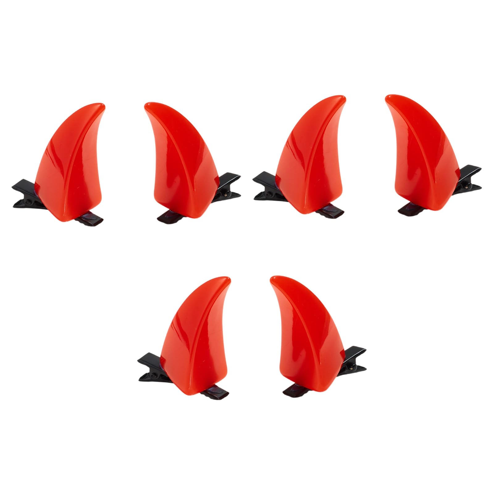 YUXITA Devil Horn Hair Clip For Halloween Christmas Cosplay Costume Parties Secure Side Barrette Masquerades Accessories 3Pairs