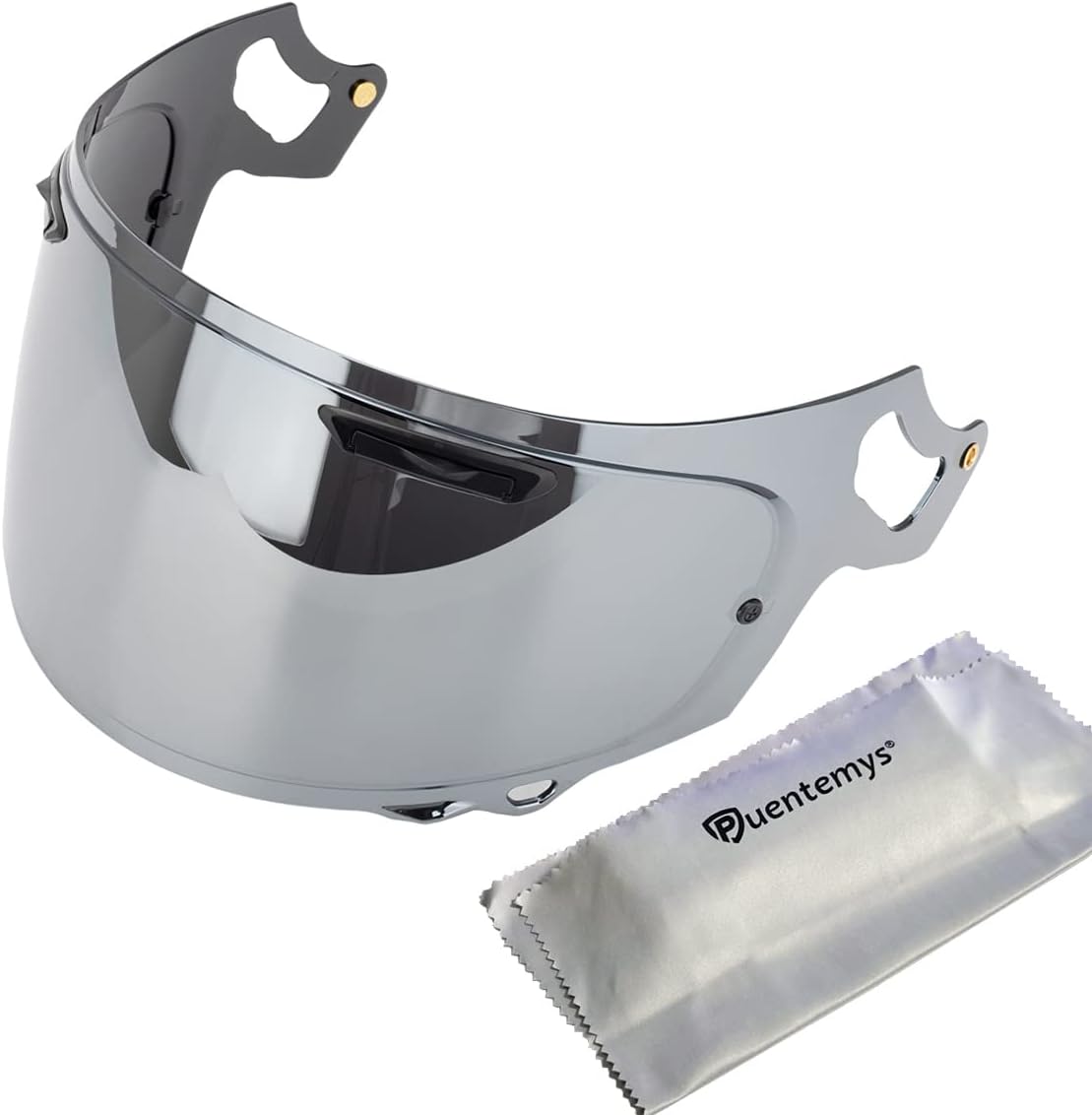 VAS-V MAX Vision Face Shield for Corsair-X, Signet-X, Quantum-X, DT-X, Defiant-X Regent-X Motorcycle Helmets Visor (Silver)