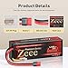 Zeee Premium Series 3S Lipo Battery 11.1V 100C 5200mAh Hard Case Battery with Deans T Connector for RC Car Boat Truck Helicopter Airplane Racing Models(2 Pack)