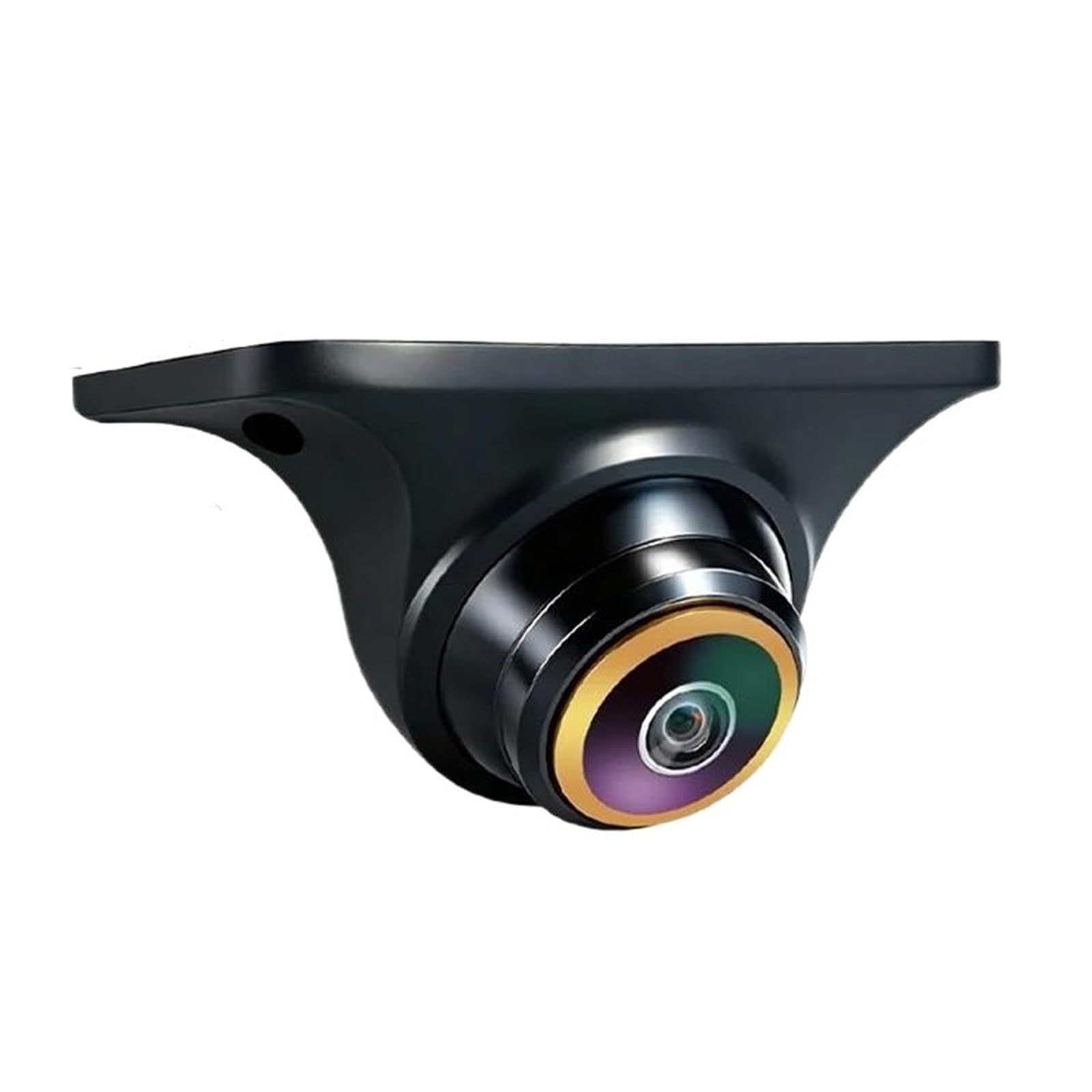 Cámara Trasera Coche Cámara Visión Trasera Coche HD AHD 170° Nocturna Universal Ojo Pez Resistente Al Agua Cuerpo Metal Respaldo Marcha Atrás(017F-CVBS-AHD1080P)