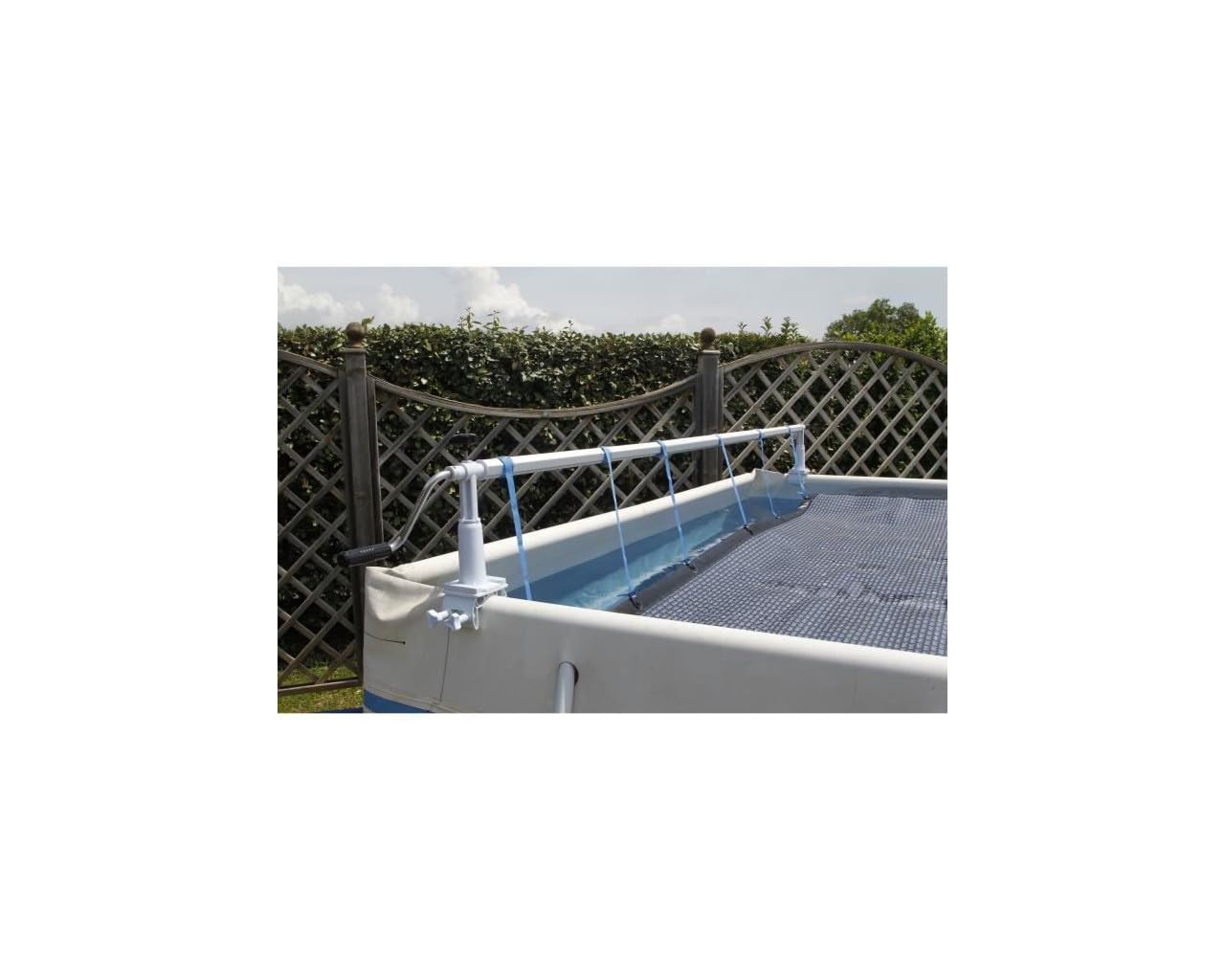 UBBINK Extra Enrouleur de baches pour piscine jusqua 5,5 m