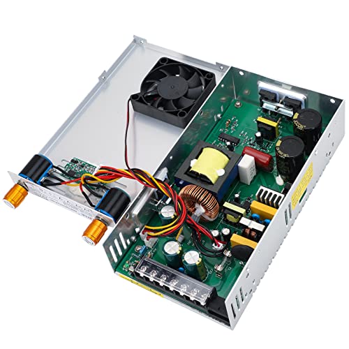 Image of DROK 60V Power Supply, AC 110V 220V to DC 0-60V 0-8A 480W Buck Converter, Amp Adjustable Adapter Regulated 12V 24V 36V 48V 60Volt Switching Voltage LED Transformer Charger for Computer CCTV Lab