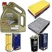 Produktbild Filter Set Inspektionspaket 5 Liter Motoröl Castrol EDGE Titanium FST 5W-30 LL SCT Germany Innenraumfilter Kraftstofffilter Luftfilter Ölfilter