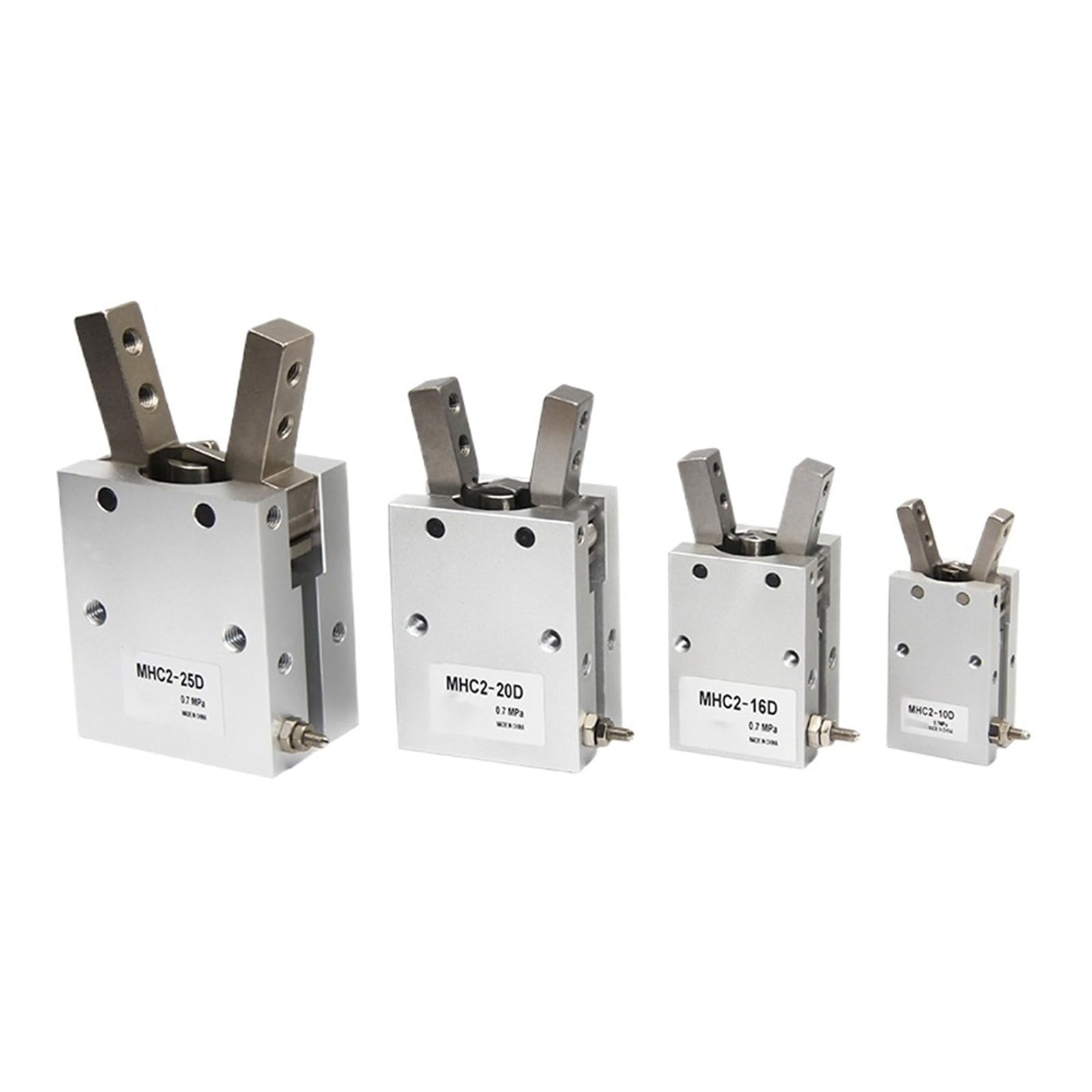 Pinza de aire neumática MHC2-16D de doble efecto estilo angular industrial