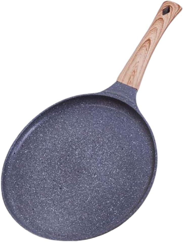 Pots, Pan for Crepes, Pan for Crepes Pancakes Pancakes Eggs, Flat Cresuitable for Induction, Pancake, Flatbread/Color/Pot Diameter: 24.5 cm