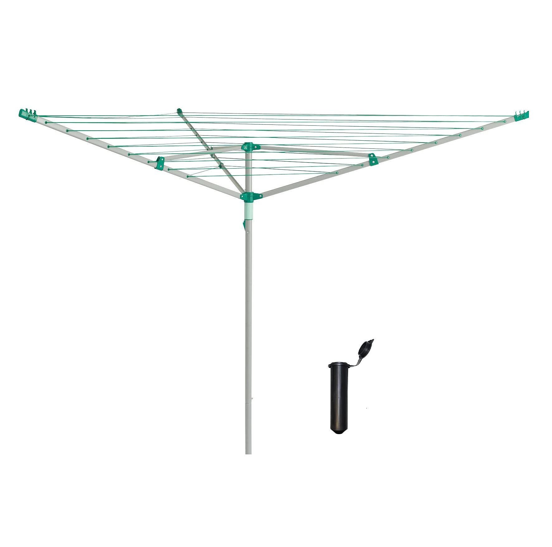 Buy EPISENT Rotary Airer with Cover With 3 Arm With Heavy Duty