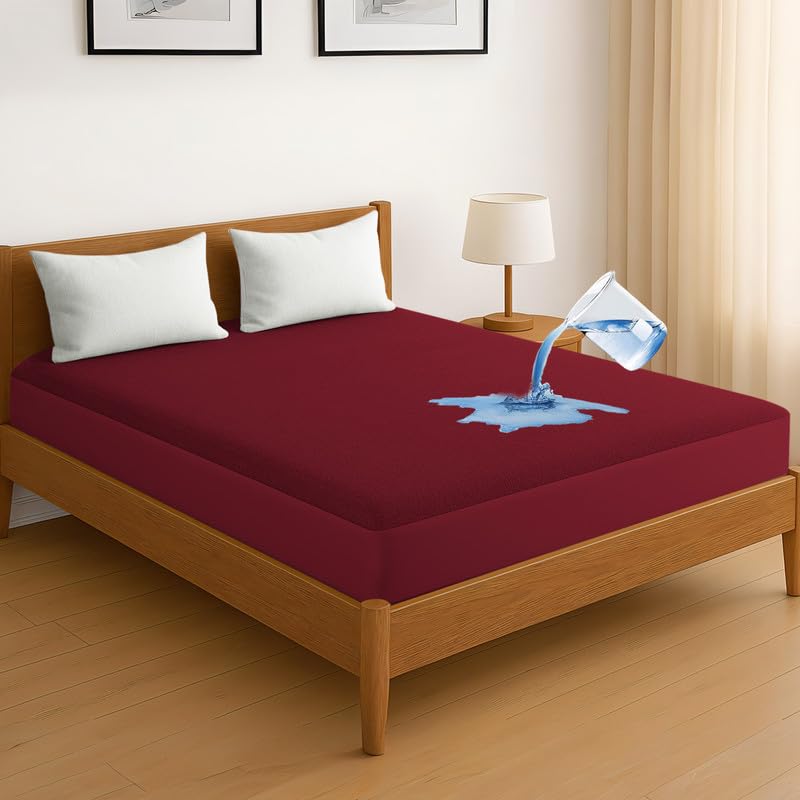 Cloth Fusion 100% Waterproof Mattress Protector King Size, Soft T...
