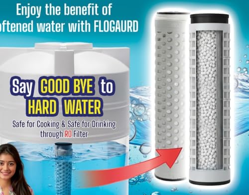 Image of Hard Water Softener for House - Disable Calcium and Magnesium Scaling, Reduce Hair Loss and Skin Itching, Protect RO Filter, Washing Machine, Water Heater, Plumbing Fixture from Scaling (1)