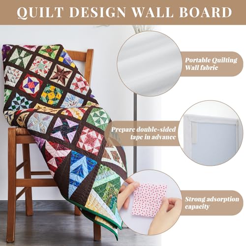 Buryeah 4 Pcs Quilt Design Wall Board 30 x 24 Inch by Buryeah - Used condition - Image 3