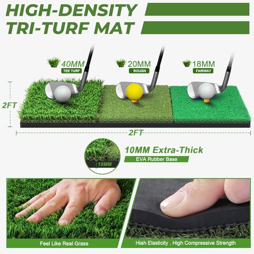 10x7FT Golf Net with Mat