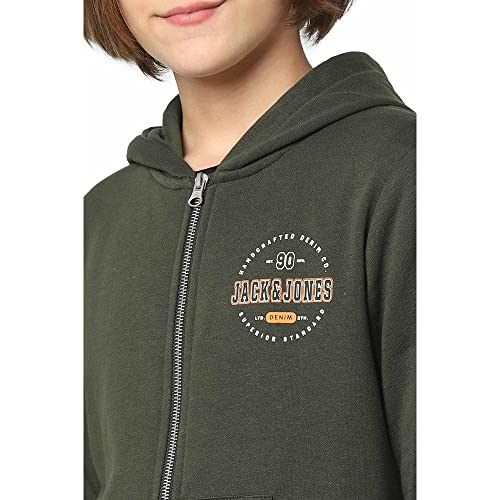 Image of JACK & JONES Boy's Cotton Hooded Neck Sweatshirt