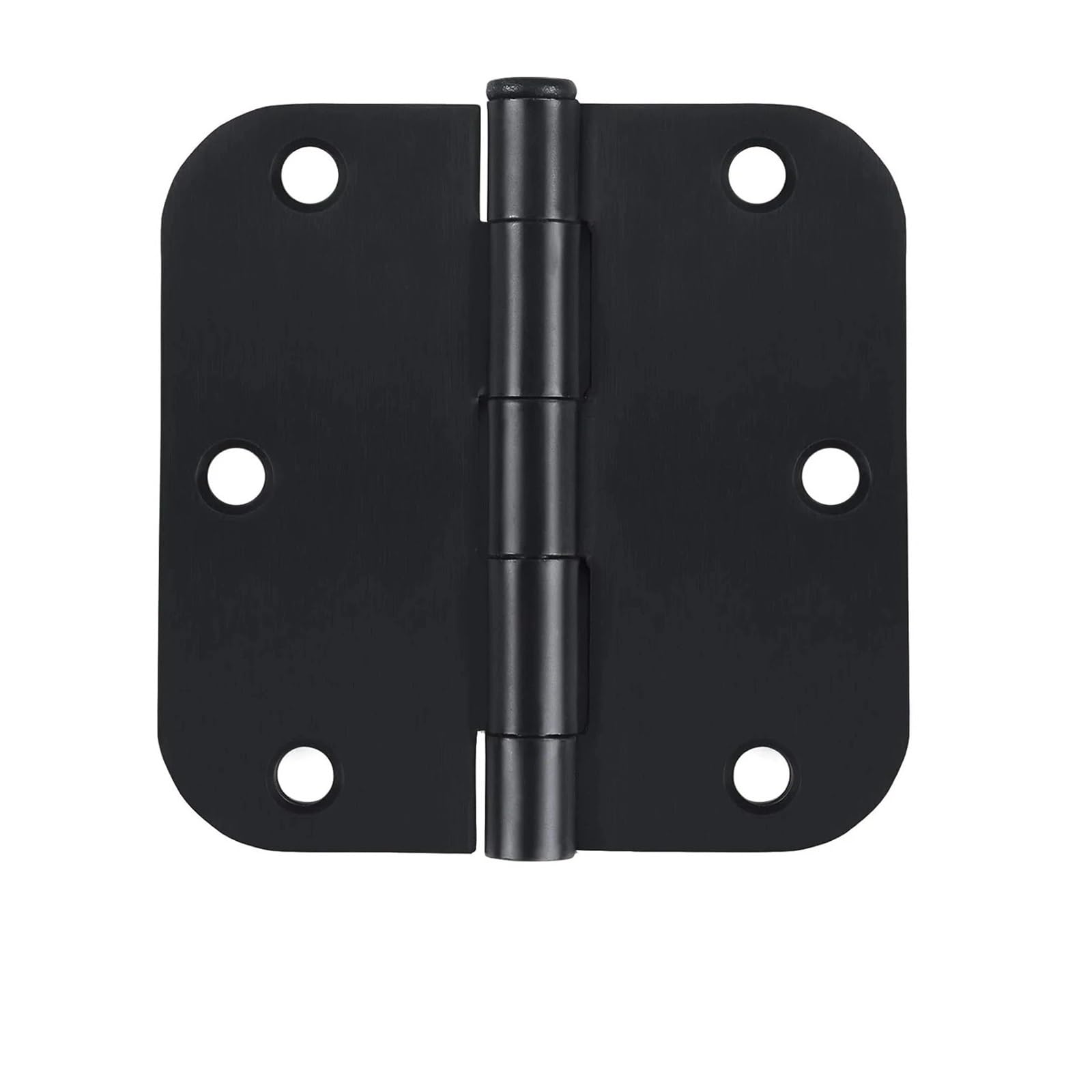 Charnière de porte noire 3.5 pouces rayon 5/8 quincaillerie chambre et couloir