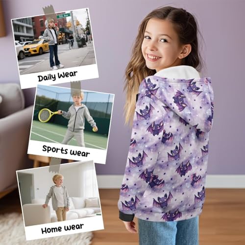 Suobstales Boys Graphic Hoodies Fleece Zip Up Hooded Sweatshirts Lightweight Hoody Jackets Coat with Pocket for Age 6-16 Kids3