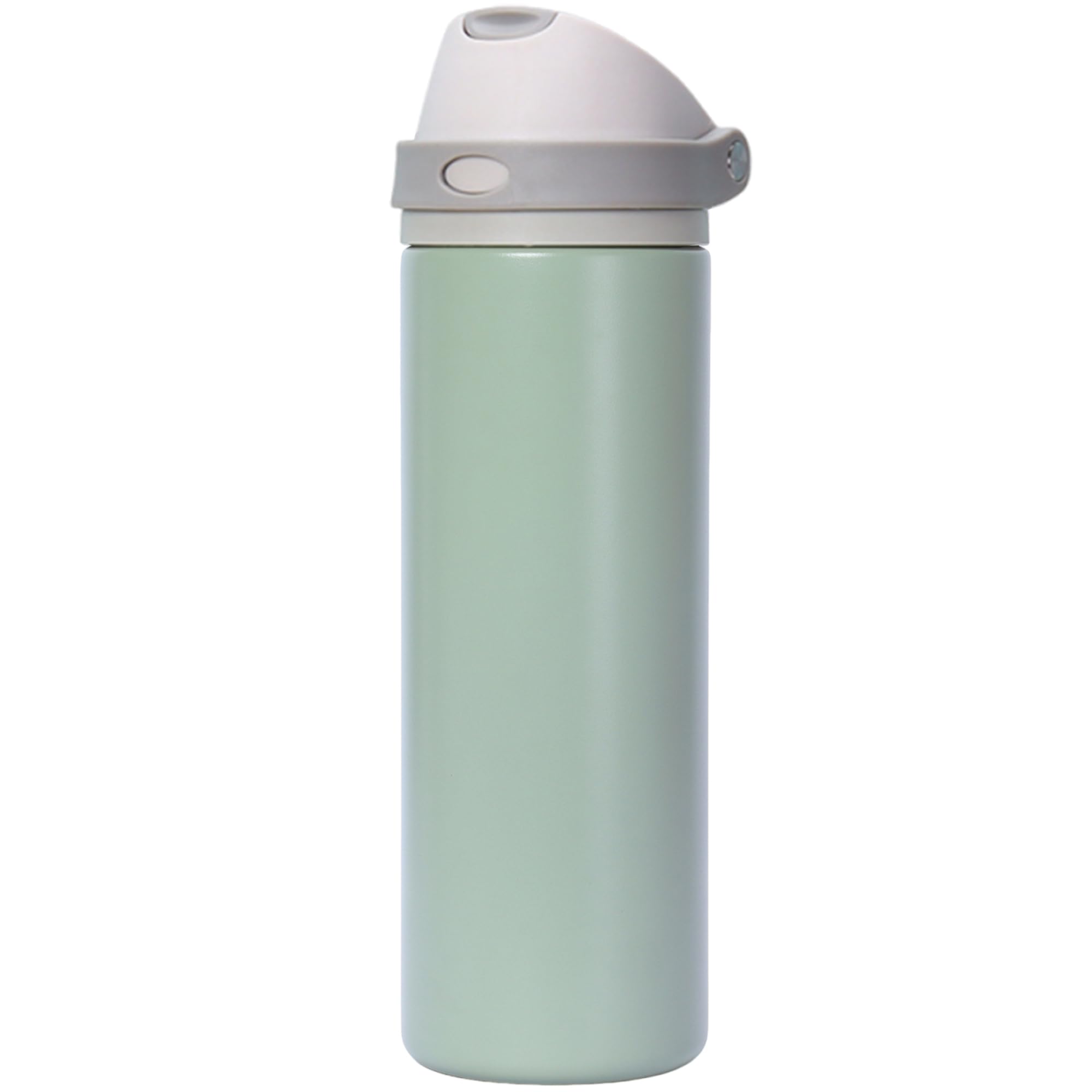 HZXYchen 720ml Insulated Water Bottle with Straw, 304 Stainless Steel, 2-in-1 Lid, 24H Cold & 12H Hot, Leakproof & Car Holder Fit(Green)